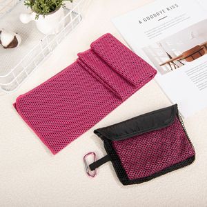 Serviette de sport 30x100 cm à séchage rapide en maille rafraîchissante pour l'exercice en extérieur avec sac de rangement - Product Image 2