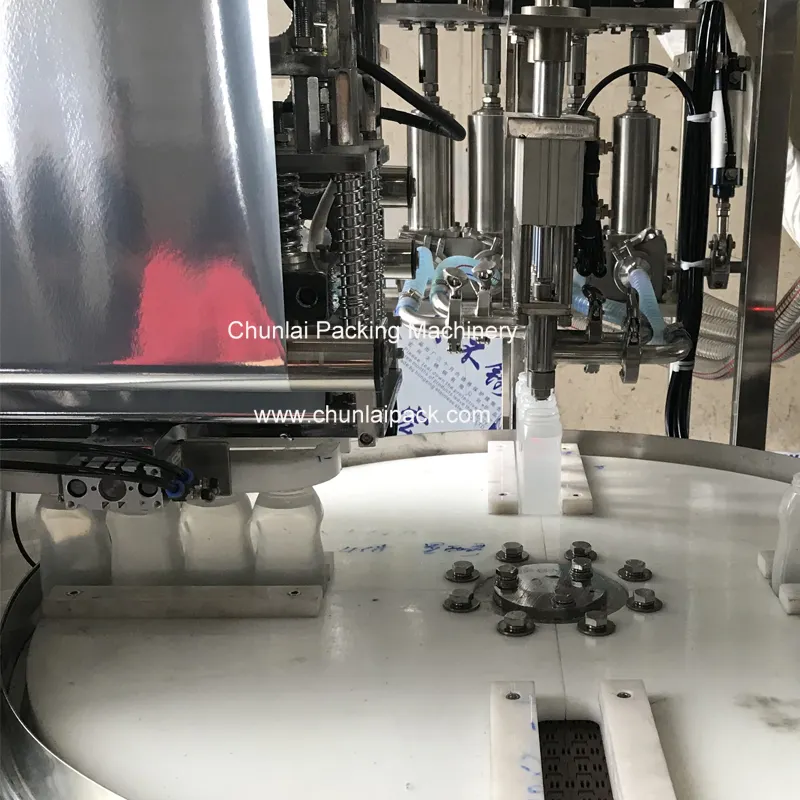 Getränke-/Milch-/Saft-/Joghurt füll maschinen Einweg-Plastik flasche Automatische Verpackungs maschine