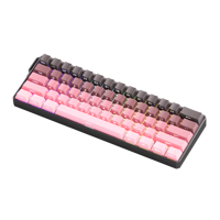 Clavier mécanique OEM FUN60 Ultra TMR/HE magnétique PBT noir rose, compatible multiplateforme, ergonomie RT 0,01 mm, touches multiples