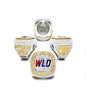 Anillos de campeonato con logotipo personalizado Anillos de baloncesto de fútbol nacional de alta calidad - Product Image 1