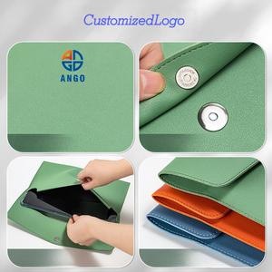 Đa chức năng màu xanh A4 tổ chức biểu tượng tùy chỉnh phong bì thư mục tập tin với nút từ <span class=keywords><strong>PU</strong></span> da không thấm nước túi tài liệu - Product Image 3