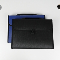 A4 Portable Document Organisateur Poignée Élastique 13 Poches Index Onglets Premium PP Cadeau d'Entreprise Couleurs Assorties Facile à Transporter