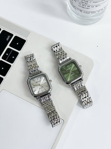 Fashion Art Women's Quartz <strong>Watch</strong> Square Dial Stainless Steel <strong>Watch</strong> Retro Simple Women's <strong>Watch</strong> - Product Image 4