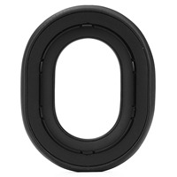 Coussinets d'oreille de remplacement en cuir noir de haute qualité avec mousse à mémoire de forme pour casque Nothing (1)/casque (a) – Pièces de rechange douces et respirantes