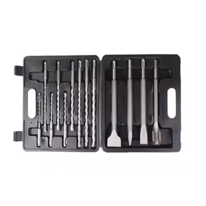 13個入りSDSプラスフラットチゼル電気ハンマードリルビットセット石積みコンクリート壁ロック用 - Product Image 2