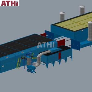 مسحوق طلاء دهان رش كشك مع فرن كساء بودرة - Product Image 6