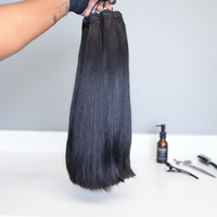 15A 10-20 pouces Vente en gros Cheveux vierges bruts lisses de qualité supérieure, 100g, provenant d'un seul donneur, cuticules alignées, de haute qualité