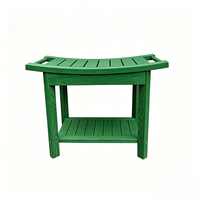 Table d'appoint Adirondack pour patio, en HIPS résistant aux intempéries, pour véranda, terrasse, piscine - Entretien facile