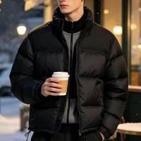 Veste matelassée slim fit avec logo personnalisé, ultra légère, pour homme, classique, brodée
