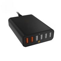 Station de charge USB intelligente 6 ports 60W à charge rapide 3.0 pour téléphone et tablette, vente chaude