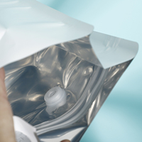 Sachet Doypack Personnalisé Blanc et Transparent, Options Mixtes, Qualité Alimentaire, Refermable avec Fermeture Ziplock, Logo Personnalisé pour Emballage Alimentaire