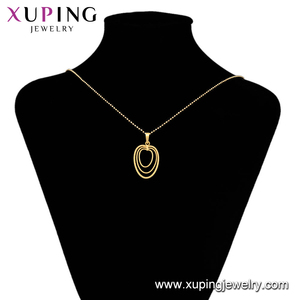 65813 <span class=keywords><strong>xuping</strong></span> Juego de Joyería de Oro de 1 Gramo, Estilo Indio, Aros y Colgante, Oro de Dubái de 24k para Mujer - Product Image 6