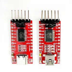 Mini/C tipi USB yüksek kalite TTL rl FT232 FTDI USB 3.3V 5.5V TTL seri adaptör programcı modülü Mini liman