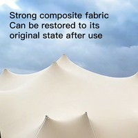 Tente en toile extensible pour l'extérieur, structure en membrane tendue, auvent réglable pour les événements