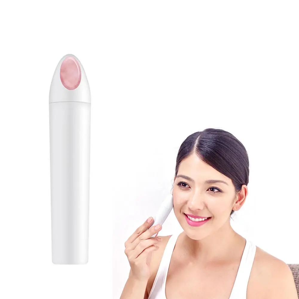 Shenzhen Best Verkopende Natuurlijke Jade Massager Verzorging Huid 7 Vibratie Modi Waterdicht Gezicht Massager Vibrerende Huid Strakker Apparaat