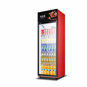 Chất lượng cao tủ lạnh dọc thẳng đứng nhỏ gọn làm mát không khí tủ lạnh Showcase cửa kính thông minh đồ uống mát hiển thị - Product Image 5