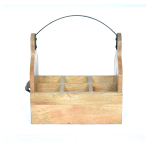 Customizable Mango Wood Wine <b>Bottle</b> Holder Serving Caddy New Design Kitchenware Bar Usage Decorative Stand Wine <b>Storage</b> holder - Product Image 3