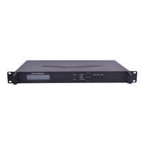 Modulateur RF numérique DVB-T2, 2 entrées ASI/2 entrées IP, norme EN 302755, équipement de diffusion télévisuelle numérique pré-distorsionné