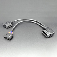 Kit de Arnés en T Universal OBD2 con Conector OBD II y Soportes de Montaje para Gestión de Flotas