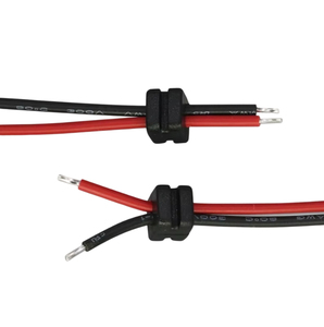 Üreticiye Özel 1007 Kırmızı-Siyah PVC 22AWG Kalaylı Bakır 2 Çekirdekli Kablo Uçlu Konnektör Kablo Demeti - Product Image 1