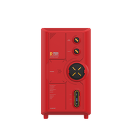 ALSEYE New Design Computer Case RAMS 2.0(Red) M-ATX Red Color PC Case with Fan Speed