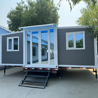 Prix Usine Maison Modulaire Mobile 20ft 40ft 2 Chambres Luxe Portable Préfabriquée Tiny House Extensible Conteneur