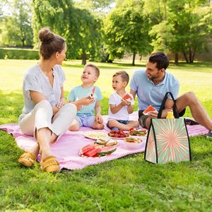 Sac à déjeuner personnalisé imprimé, sac isotherme, sac de transport pour repas, sac de rangement alimentaire portable pour un usage quotidien - Product Image 6