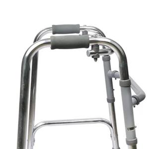 Dual-Wheel Aluminum Alloy <b>Walker</b> & Rollator <b>Elderly</b> Mobility Aid <b>for</b> Health Care & Rehabilitation Training Equipment - Product Image 5