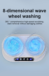 Nuovi calzini di biancheria intima per la casa tazza da bucato pulizia profonda ricarica Wireless Mini lavatrice portatile da viaggio - Product Image 4