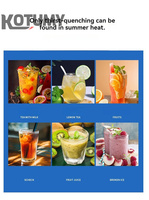 220V automatique citron battant Machine jus de fruits glace marteau battant Machine fruits frais brise-glace équipement lait thé boutique