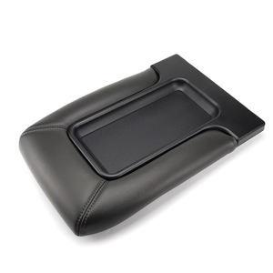 Chevrolet Center Console Armrest Cover Dark Gray Storage Box <b>ABS</b> Material - Product Image 2