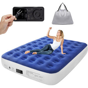 Cama de aire de lujo para dormitorio, cama inflable automática con colchón de bomba integrado - Product Image 6