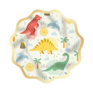 DAMAI - Decoración para Fiesta de Cumpleaños de Dinosaurios, Juego de Vajilla Desechable con Diseño de Dinosaurios, Platos, Vasos y Servilletas para Fiestas Infantiles con Temática de Dinosaurios - Product Image 4