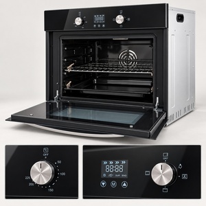 <span class=keywords><strong>Horno</strong></span> <span class=keywords><strong>Eléctrico</strong></span> Empotrable de 150L, 60cm, con Convección, 2300W, Control Mecánico, 50-250°C, Puerta de Triple Vidrio, OEM, CE, para Hogar y Hotel - Product Image 4