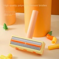 Vente chaude Professionnel Outil De Toilettage Pour Animaux De Compagnie Mignon Chat En Forme Écologique En Plastique Cheveux Lint Remover Rouleau Accessoires Pour Animaux De Compagnie