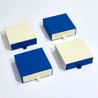 Boîte à bijoux personnalisée en carton recyclable avec tiroir, logo personnalisé, sac cadeau pour bijoux, logo personnalisé pour bijoux