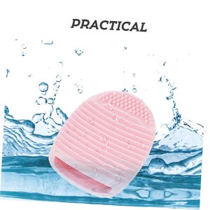Efficiente e alla Moda: Pulitore per Pennelli da Trucco Tianbo in Silicone a Forma di Uovo con Motivo Geometrico, Strumento di Lavaggio Originale, Idea Regalo - Product Image 5
