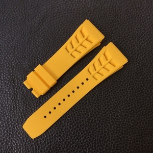 Correa de Reloj de Silicona Premium Upro de 25 mm para <span class=keywords><strong>Richard</strong></span>-<span class=keywords><strong>mille</strong></span> RM53/055/011/050, Correa de Repuesto Deportiva Convexa de Color para Hombre - Product Image 4