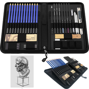 Chuyên Nghiệp 40 Pcs Phác Thảo Và Vẽ Thiết Lập Cho Phác Thảo Và Vẽ Thiết Lập Trong Nylon Trường Hợp Với Nghệ Thuật Công Cụ Vẽ - Product Image 3