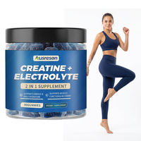 Gummies Énergétiques Pré-Entraînement Ausreson OEM : Créatine et Électrolytes Halal Végétaliens