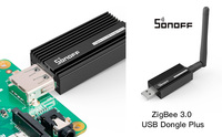 Passerelle USB Aismartlink Sonoff Zigbee 3.0 (Plus-E) - Antenne, compatible avec Home Assistant/Open HAB, boîtier en aluminium