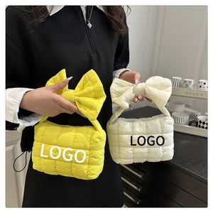 Borsa a Mano Imbottita Casual da Donna DICHOS Personalizzata - Nuova Moda, Piccola Borsa Quadrata Trapuntata con Fiocco per lo Shopping - Product Image 2