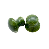Foncé Xiuyan Jade Vert Champignon Vert Xiuyan Jade grattage Conseil Gua Sha Guasha Grattage Du Visage Outils De Massage