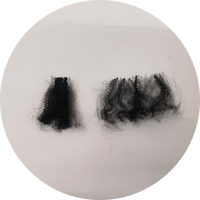 Fibre de polyester 100% PSF noire FR 3D 51MM bon marché pour le filage