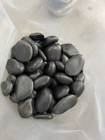 Полированная мозаичная плитка из черного речного камня, уличная галька для ландшафтного сада и сада парка, доступная для продажи