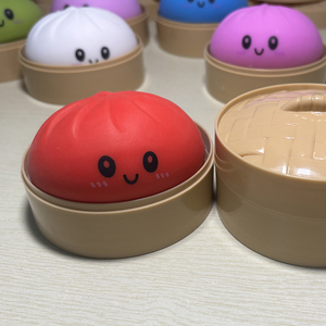 Promotion 2026 : Jouet Squishy Mystère Arc-en-ciel Bao Bun Dumpling – Matériau TPR Anti-stress Portable Design Mignon - Product Image 6