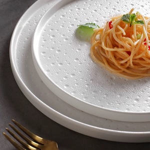 <span class=keywords><strong>Piatti</strong></span> e Vassoi in Ceramica <span class=keywords><strong>di</strong></span> <span class=keywords><strong>Porcellana</strong></span> Bianca Ecologica, Design Moderno per Ristoranti, Vendita all'Ingrosso a Tonnellata - Product Image 2