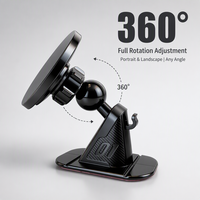 Support de téléphone magnétique N52 pour tableau de bord de voiture, étanche, réglable à 360°, adhésif, antivol, anticorrosion, personnalisable en usine