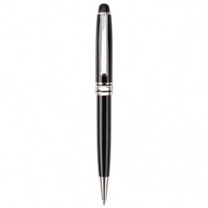 High Quality Luxury Business Ballpoint <b>Pen</b> Personalized Logo Black Body with Gold and Silver Trim Custom Logo Gift for Office - Product Image 5
