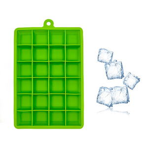 <span class=keywords><strong>Bac</strong></span> à glaçons en silicone souple à 24 cavités, démoulage facile, avec couvercle écologique, qualité alimentaire, compatible micro-ondes pour aliments chauds/froids, outil à crème glacée - Product Image 5